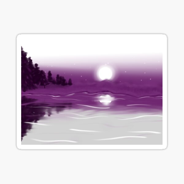 Demisexual Landscape Sticker