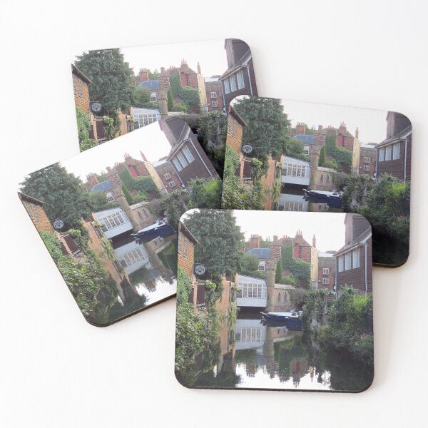 Item preview, Canterbury England reflection in canal UK designed and sold by SillaHoekstra.