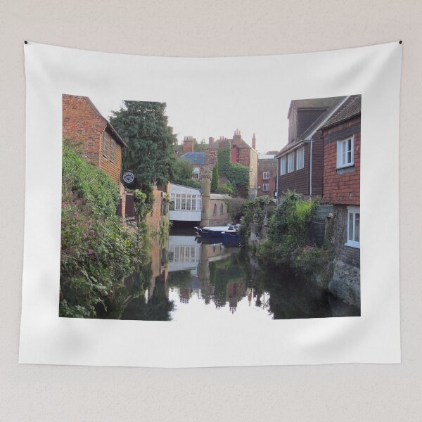 Item preview, Canterbury England reflection in canal UK designed and sold by SillaHoekstra.