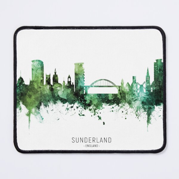 Item preview, Sunderland England Skyline designed and sold by ArtPrints.