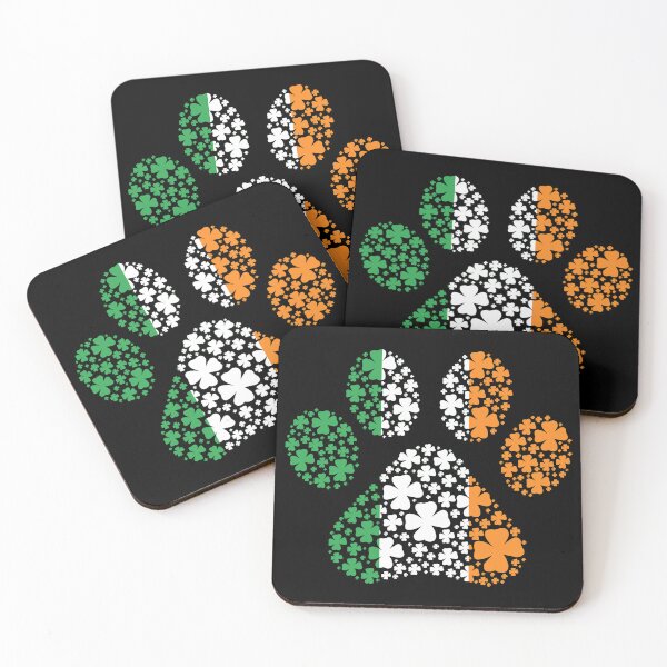 Item preview, Irish Shamrock Lucky Pawprint designed and sold by Deborah Camp.