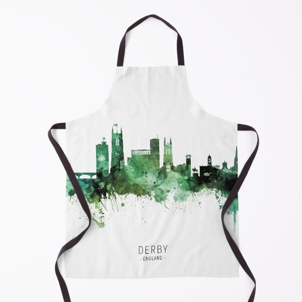 Aperçu de l'œuvre Derby England Skyline créée et vendue par ArtPrints.