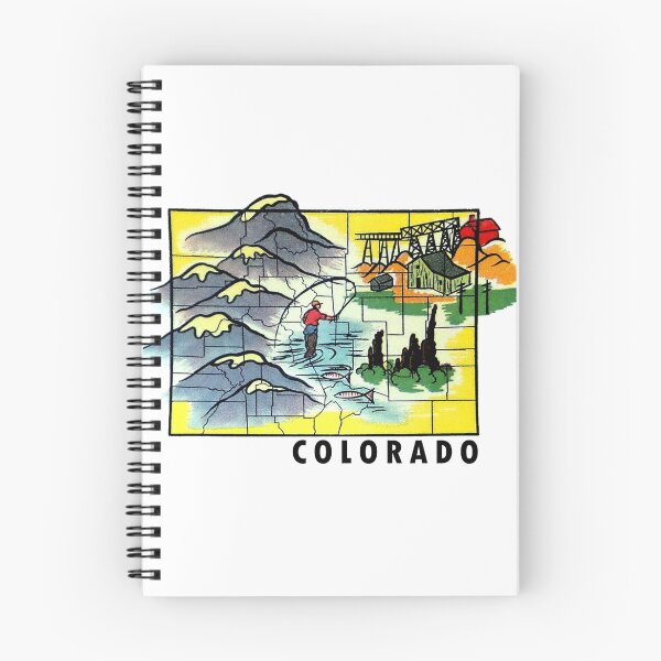 Item preview, Colorado State Graphic Map Vintage Travel Decal designed and sold by hilda74.