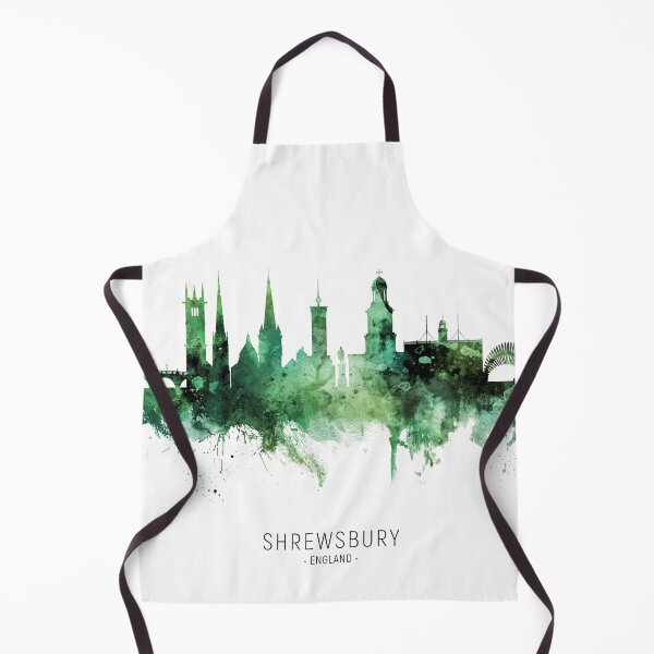 Item preview, Shrewsbury England Skyline designed and sold by ArtPrints.