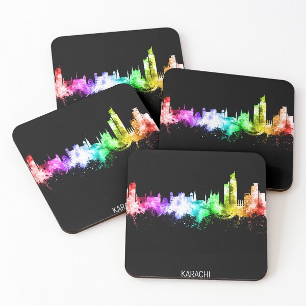 Artikelvorschau, Karachi Pakistan Skyline entworfen und verkauft von ArtPrints.