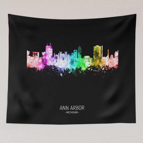 Item preview, Ann Arbor Michigan Skyline designed and sold by ArtPrints.