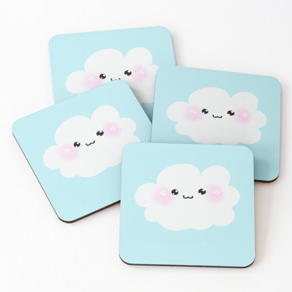 Item preview, cute blushing cloud  designed and sold by Lustrid.