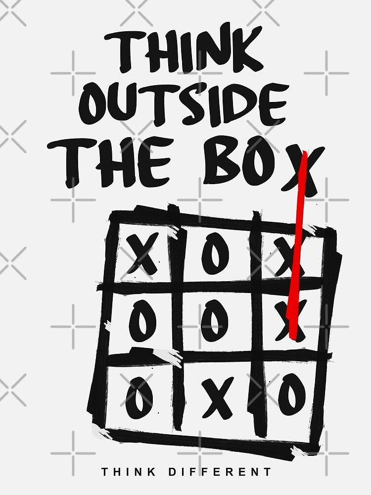 Think Outside The Box Entrepreneur Motivation Think Different | Poster