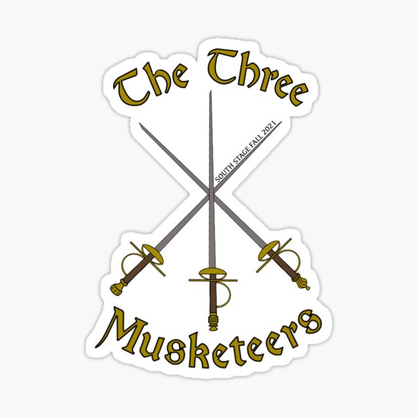 The Three Musketeers Sticker