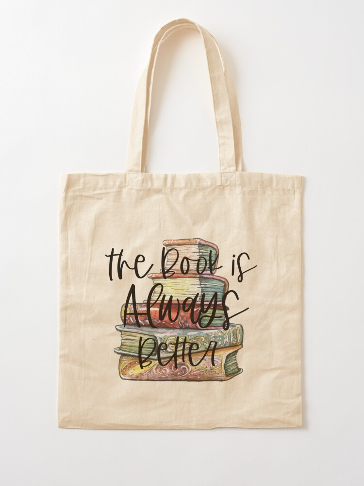 Book Nerd Tote or Library Bag Gift for Book Lovers English 