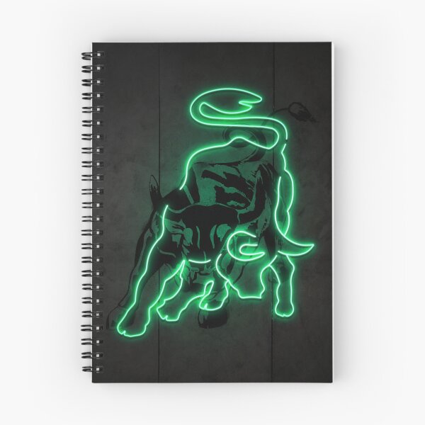 Item preview, Neon Wall Street Bull Motivational Stock Market Forex Trading Inspiration Gift For Trader designed and sold by SuccessHunters.
