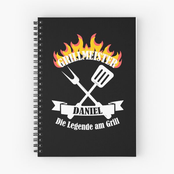 Item preview, Grill master Daniel first name surname man gift designed and sold by JanooFactory.