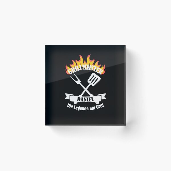 Item preview, Grill master Daniel first name surname man gift designed and sold by JanooFactory.