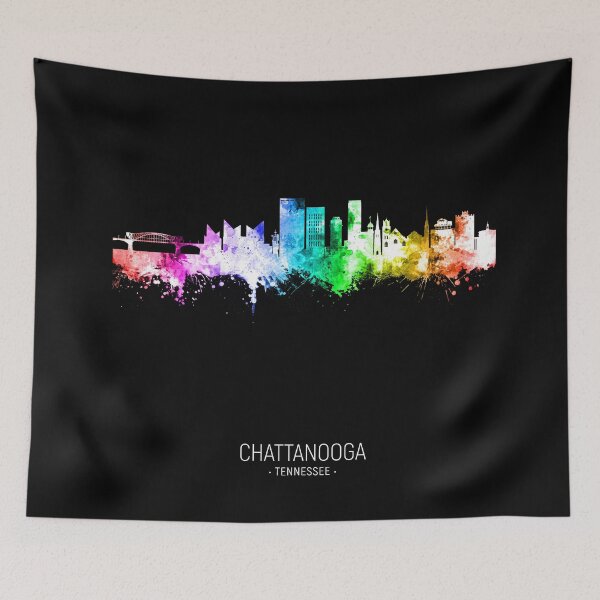 Item preview, Chattanooga Tennessee Skyline designed and sold by ArtPrints.