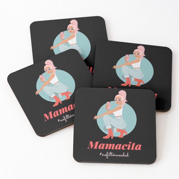 Item preview, Mamacita, no filter needed - selfie latina mom designed and sold by pixxart.