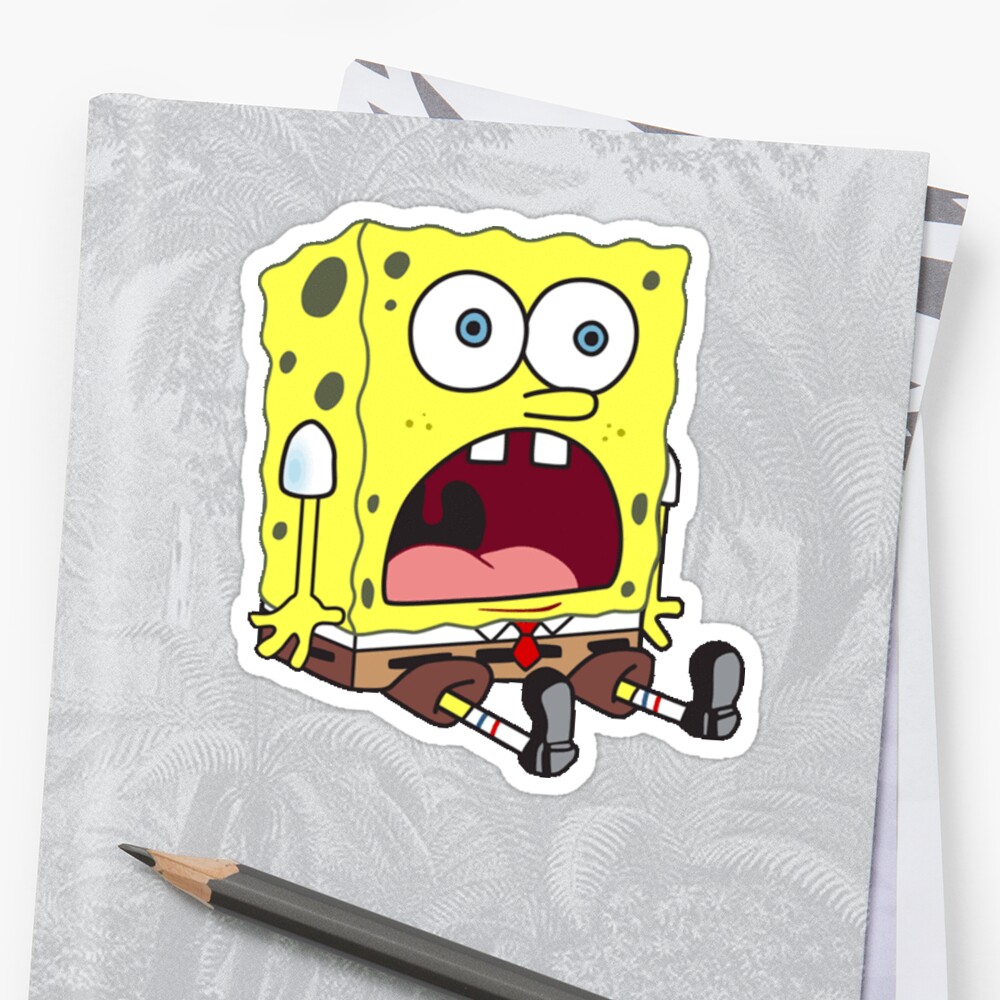 Spongebob Stickers By Scox12 Redbubble