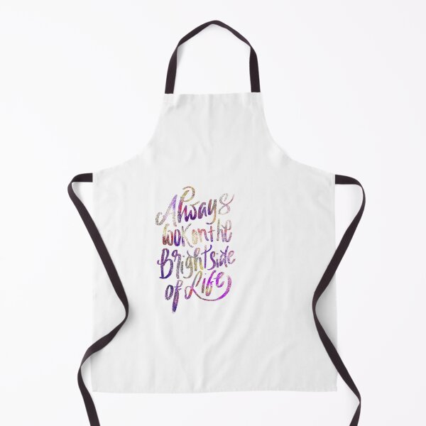 Item preview, Always look on the bright side of life motivational quote designed and sold by ManifestoDesign.