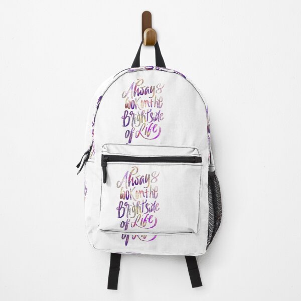 Item preview, Always look on the bright side of life motivational quote designed and sold by ManifestoDesign.