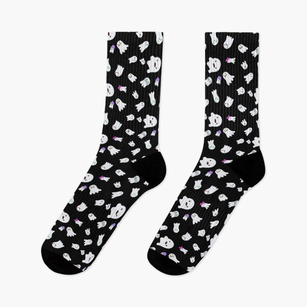 Item preview, spooky pattern full of ghosts  designed and sold by Lustrid.