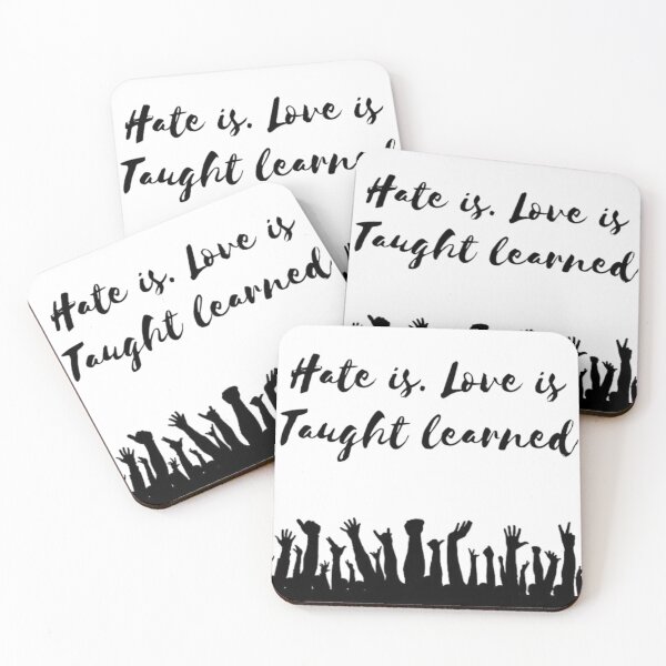 Item preview, Hate is love is taught learned || Break The Bias designed and sold by KillerArt23.