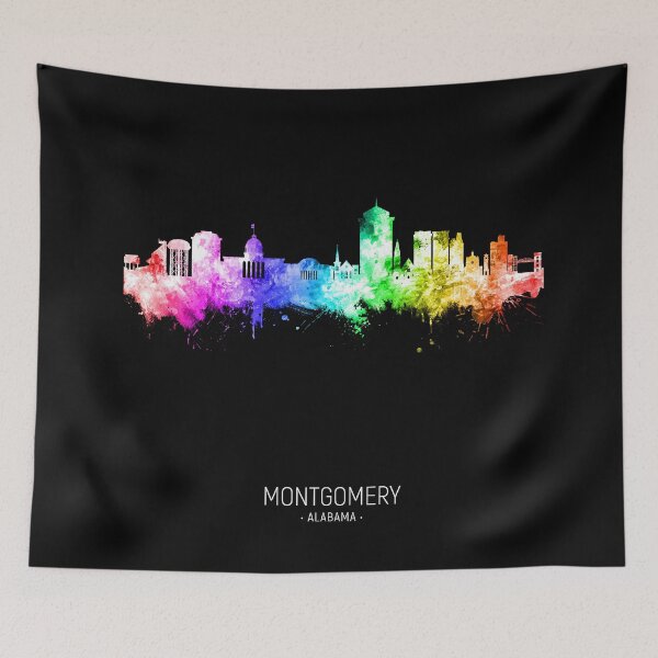 Item preview, Montgomery Alabama Skyline designed and sold by ArtPrints.