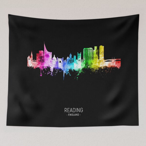 Artikelvorschau, Reading England Skyline entworfen und verkauft von ArtPrints.