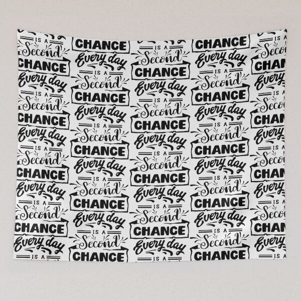 Item preview, Every day is a second chance, positive, hopeful, encouraging designed and sold by CBNetwork.