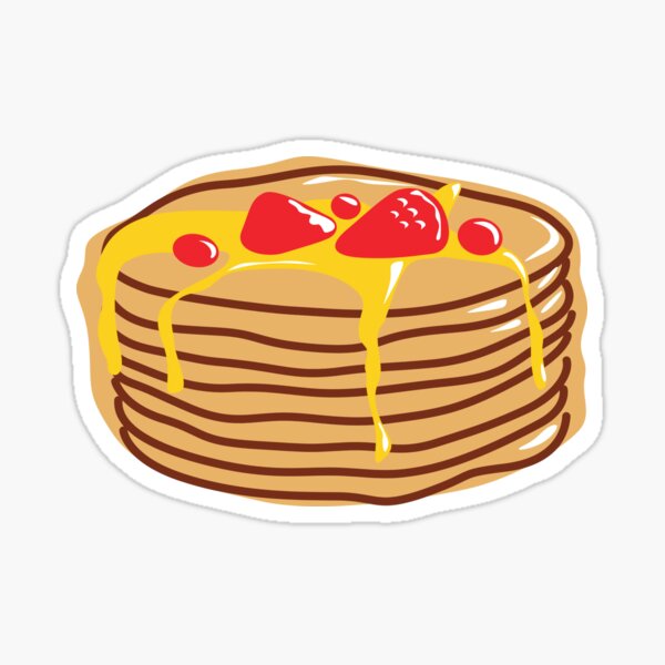 Item preview, NATIONAL PANCAKE DAY- STIKER PANCAKE designed and sold by Gomawidesigns.