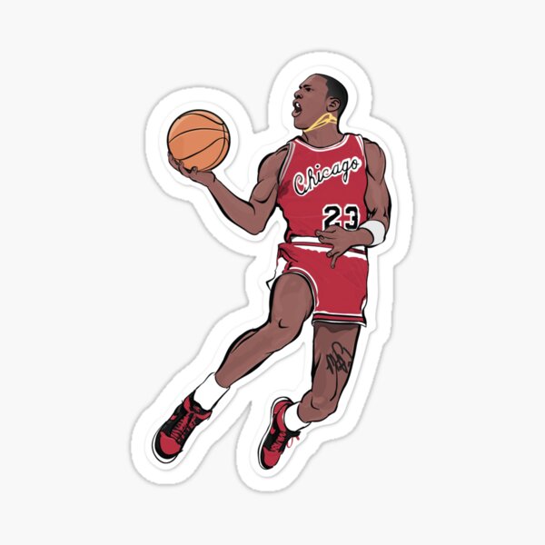 Michael Jordan basketball jersey | Sticker
