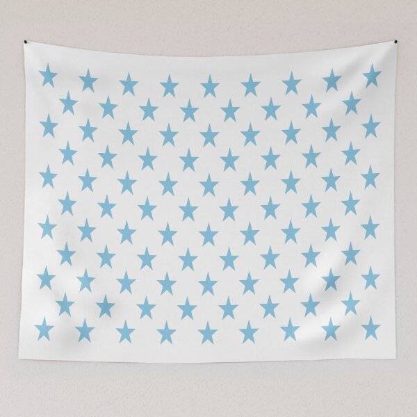 Item preview, Small BABY BLUE and WHITE STARS  designed and sold by RachelMacht.