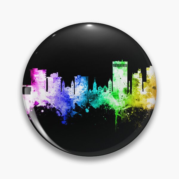 Item preview, Asheville North Carolina Skyline designed and sold by ArtPrints.