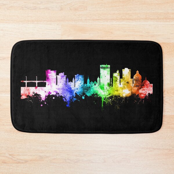 Item preview, Asheville North Carolina Skyline designed and sold by ArtPrints.