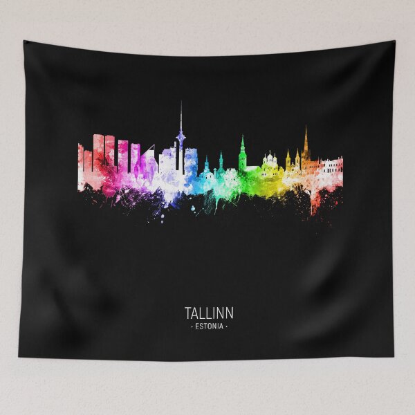 Item preview, Tallinn Estonia Skyline designed and sold by ArtPrints.