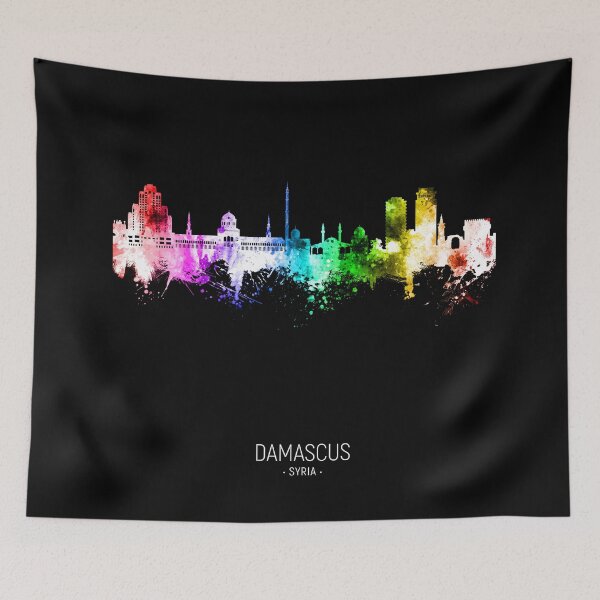Item preview, Damascus Syria Skyline designed and sold by ArtPrints.