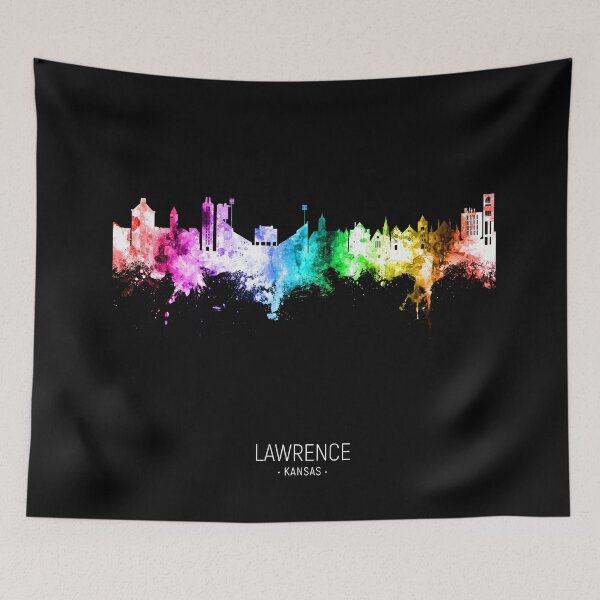Item preview, Lawrence Kansas Skyline designed and sold by ArtPrints.