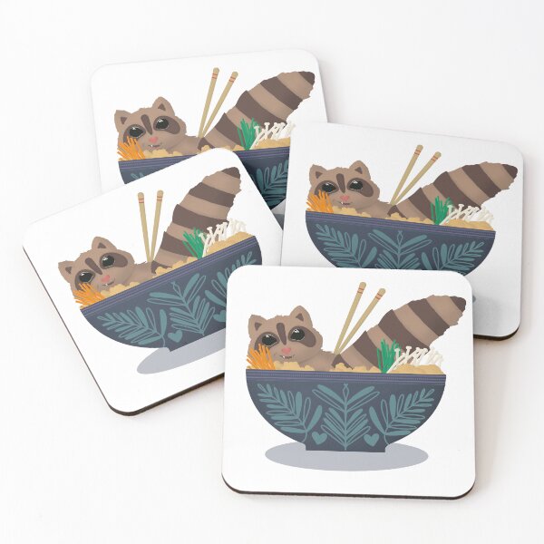 Item preview, Ramen Raccoon designed and sold by ADotRozDesigns.