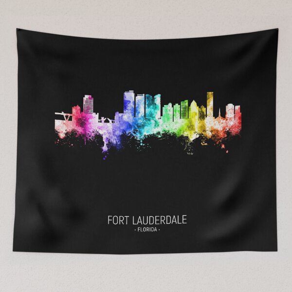 Item preview, Fort Lauderdale Florida Skyline designed and sold by ArtPrints.