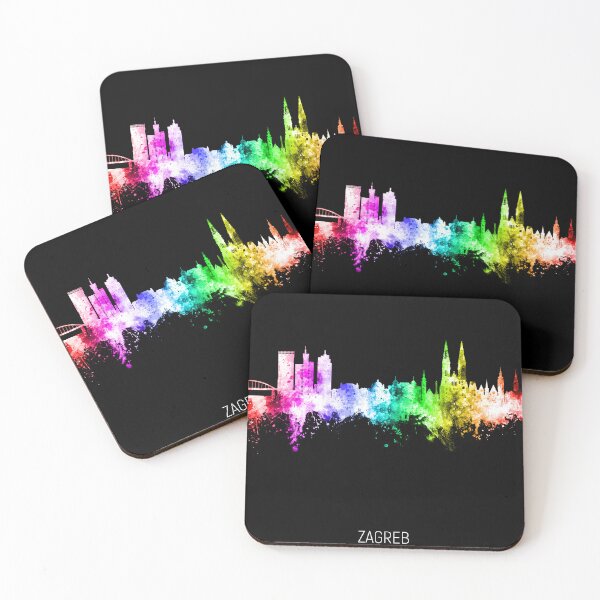 Item preview, Zagreb Croatia Skyline designed and sold by ArtPrints.