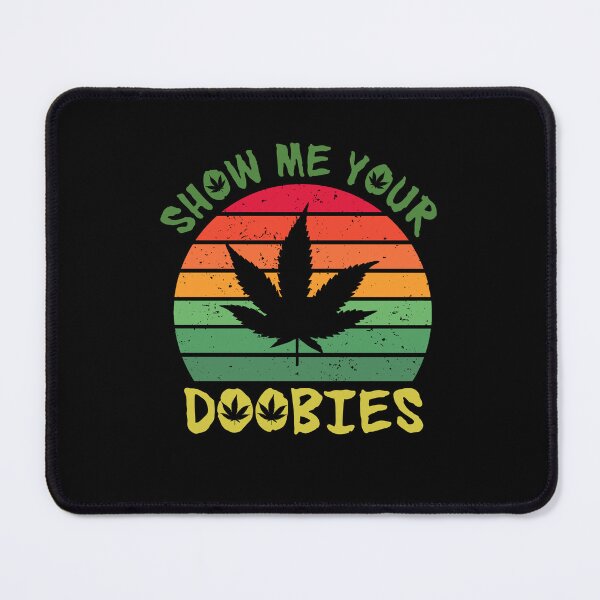 Item preview, Vintage Sunset Show Me Your Doobies Weed Funny Gift for Marijuana Bud Stoner toker designed and sold by OUSSAMAVIP.