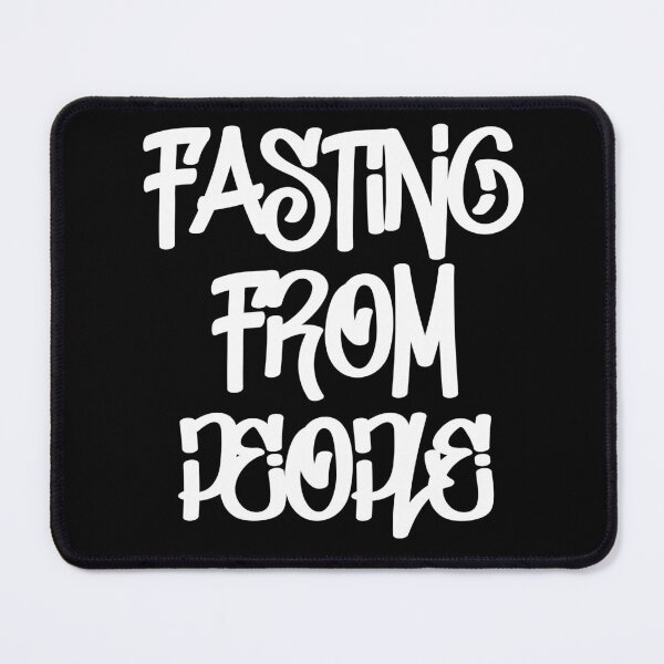 Item preview, Funny Fasting From People Graffiti Design V2 designed and sold by SarahJisri.