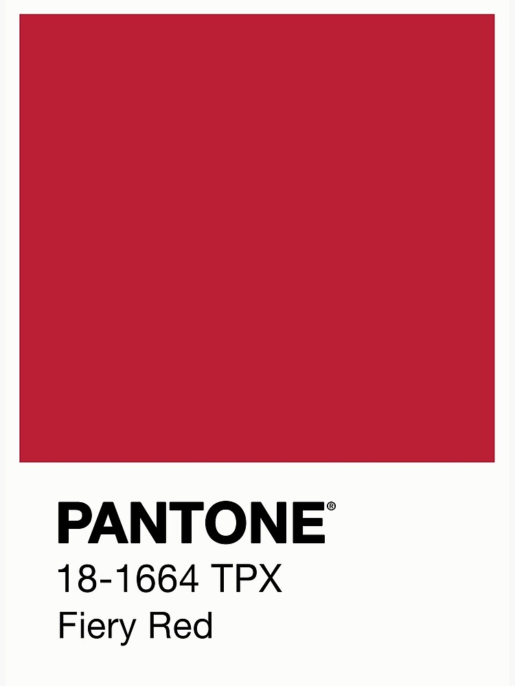 colores pantone rojo