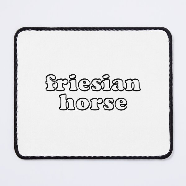 Item preview, Friesian Horse Bubble Letters designed and sold by theaadesigns.