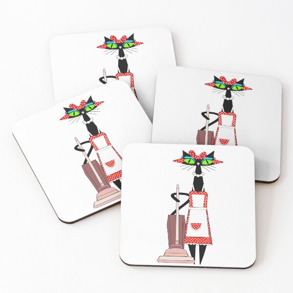 Item preview, MCM Atomic Cats in fun and whimsical settings.  designed and sold by BossAtomic.