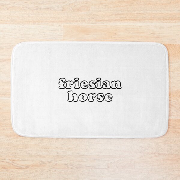 Item preview, Friesian Horse Bubble Letters designed and sold by theaadesigns.