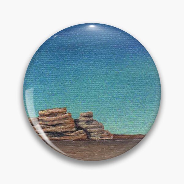 Item preview, "Desert Landscape" original desert landscape oil painting on canvas board designed and sold by JWallacearts.
