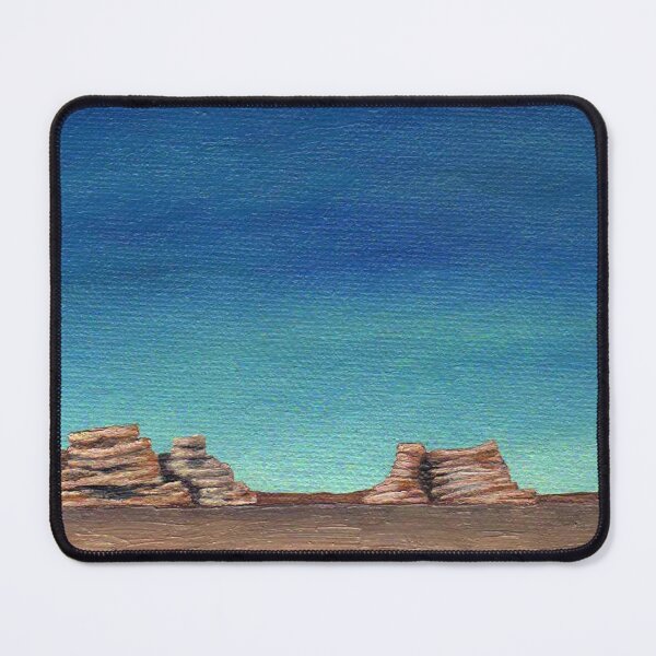 Item preview, "Desert Landscape" original desert landscape oil painting on canvas board designed and sold by JWallacearts.