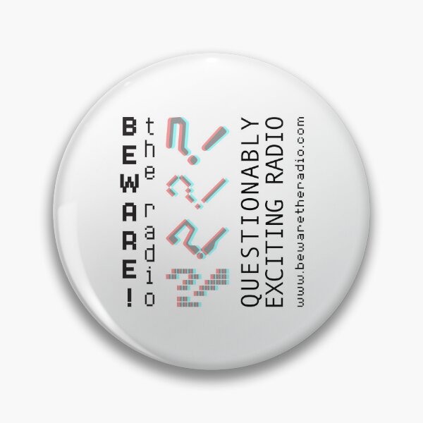 Item preview, Beware! The Radio – questionably exciting radio – Interrobang! (Black variant) designed and sold by bewaretheradio.