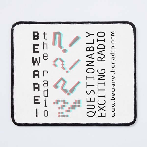 Item preview, Beware! The Radio – questionably exciting radio – Interrobang! (Black variant) designed and sold by bewaretheradio.