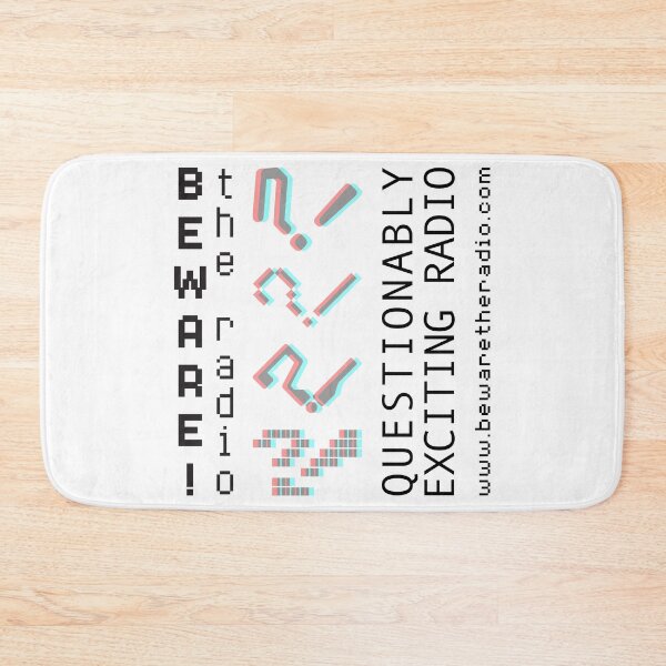 Item preview, Beware! The Radio – questionably exciting radio – Interrobang! (Black variant) designed and sold by bewaretheradio.