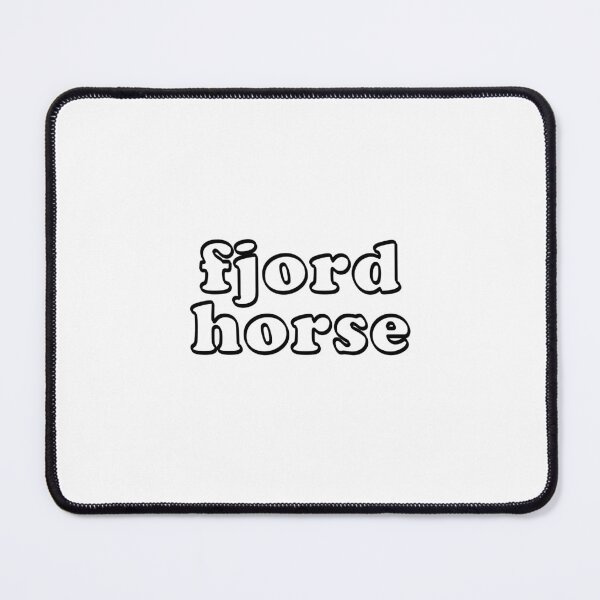 Item preview, Fjord Horse Bubble Letters designed and sold by theaadesigns.
